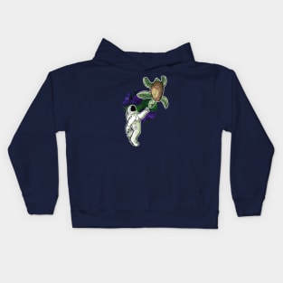 Space Turtle Kids Hoodie